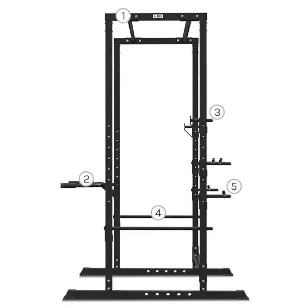 Lifespan Fitness GBH-300 Power Steel Rack