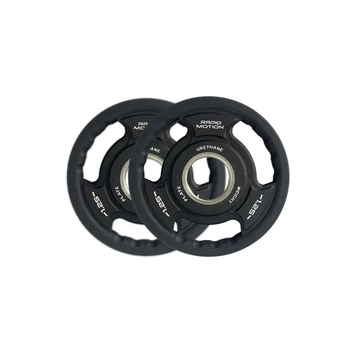 Rapid Motion Tri-Grip PU Olympic Plates 1.25 to 25kg (Pair)
