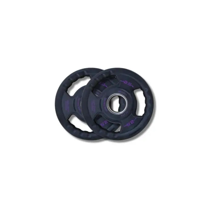 Rapid Motion Tri-Grip PU Olympic Plates 1.25 to 25kg (Pair)
