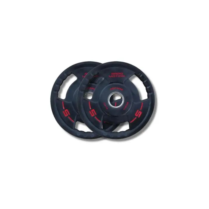 Rapid Motion Tri-Grip PU Olympic Plates 1.25 to 25kg (Pair)