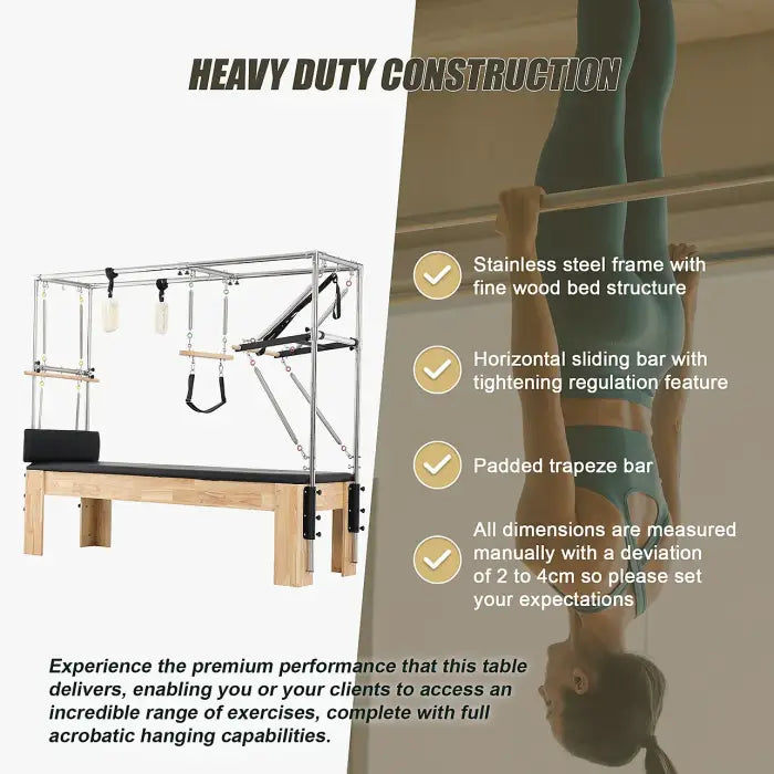 Randy and Travis Machinery Pilates Trapeze Table Machine