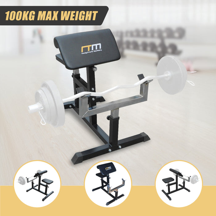 Seated Preacher Curl Bench