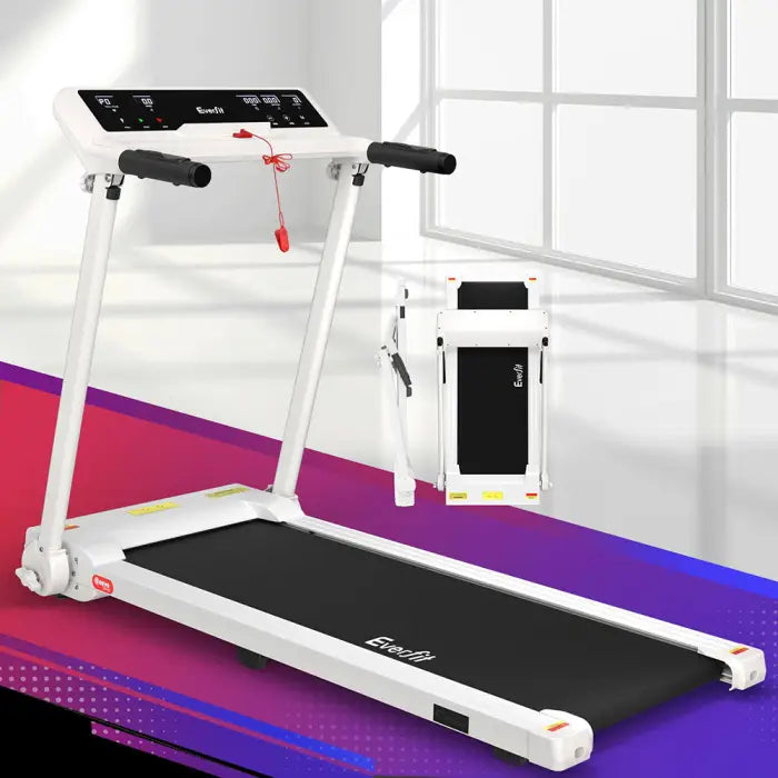 Everfit 450mm Electric Foldable Home Gym Treadmill - White