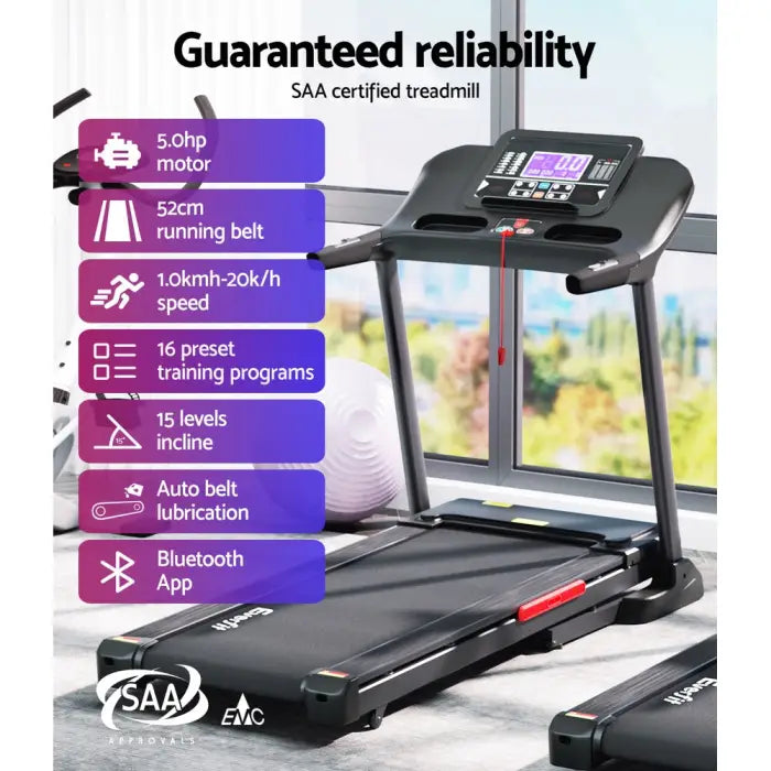 Everfit Electric Running Auto Incline Treadmill