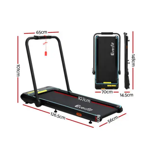 Everfit Electric Walking Pad Treadmill with Remote Control