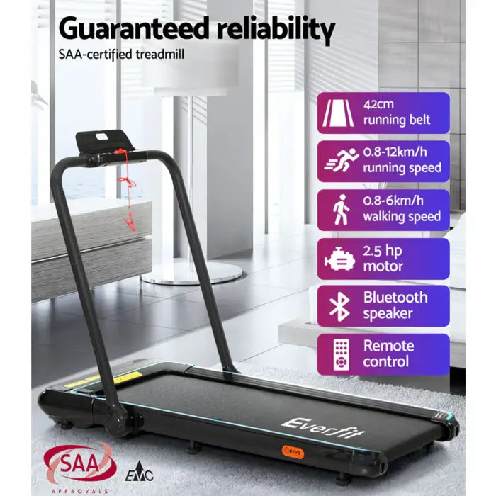 Everfit Electric Walking Pad Treadmill with Remote Control