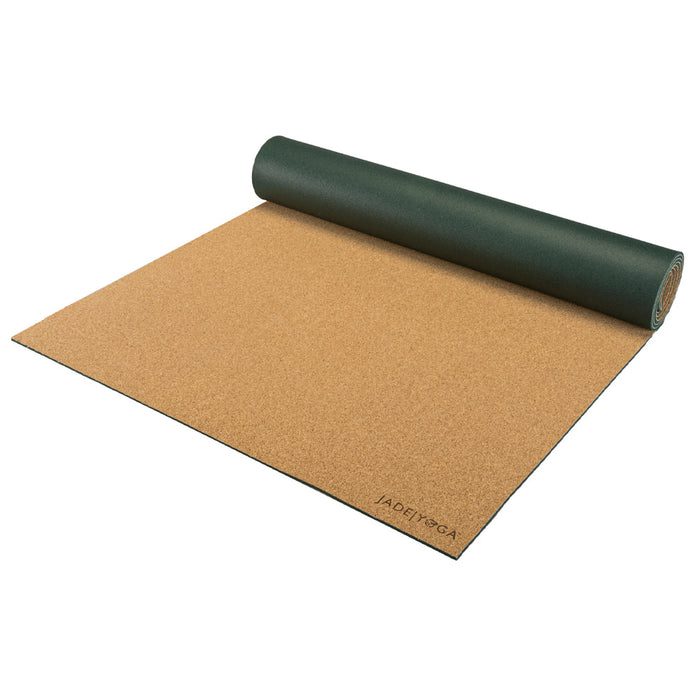 Jade Yoga Cork Yoga Mat | Natural Rubber, Non-Slip, Eco-Friendly