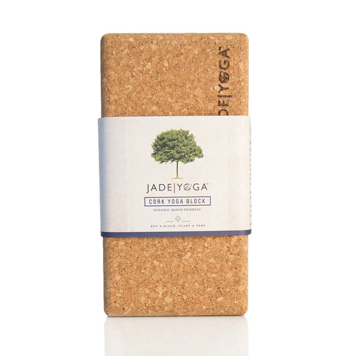 Jade Yoga Cork Yoga Block – Small | Sustainable, Non-Slip, Firm Support