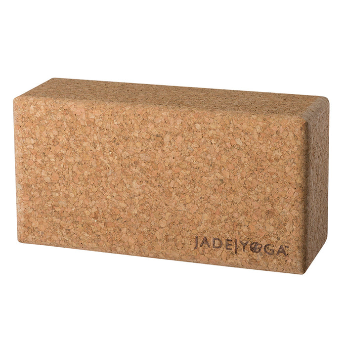 Jade Yoga Cork Yoga Block – Small | Sustainable, Non-Slip, Firm Support
