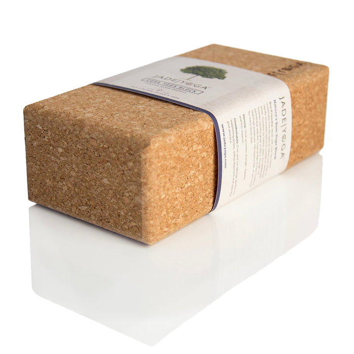 Jade Yoga Cork Yoga Block – Small | Sustainable, Non-Slip, Firm Support
