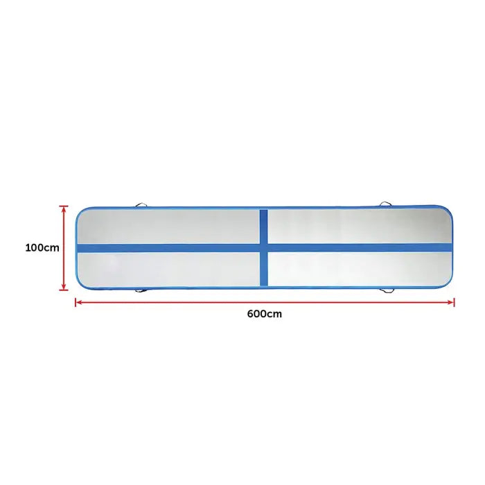 Randy & Travis Machinery 6m Commercial-Grade Air Track with Pump