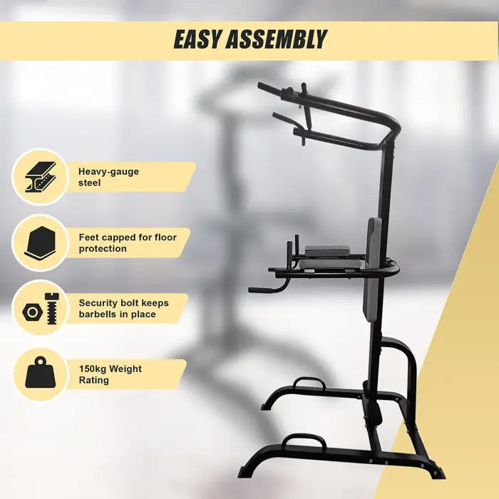 Power Tower Chin Up Dip, Pull and Push Up Machine