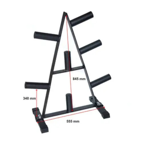 Randy & Travis Machinery Olympic Weight Plate Storage Rack