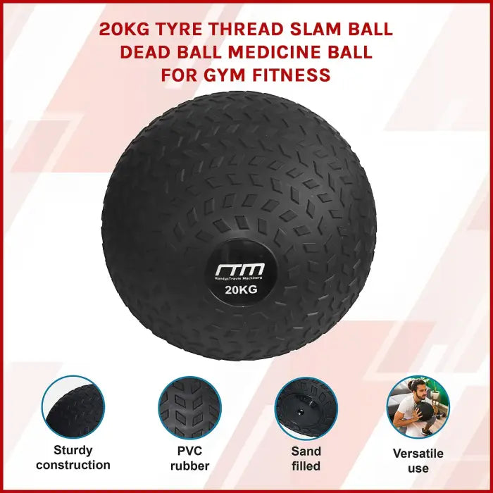 20kg Tyre Thread Slam Ball