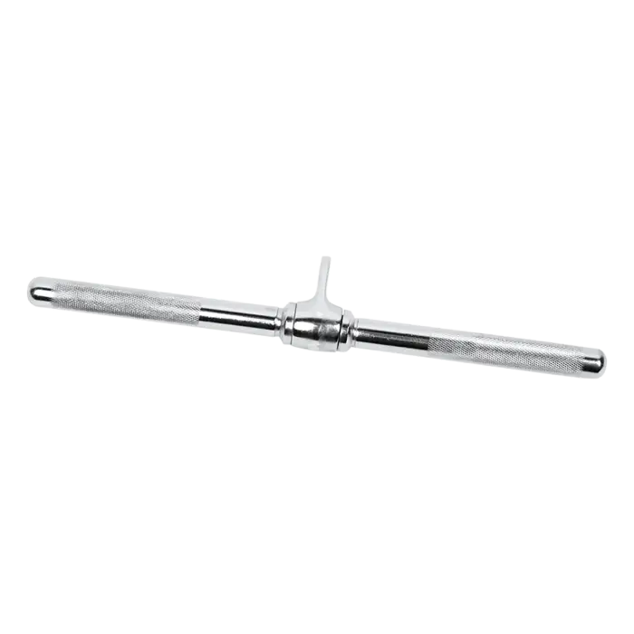 Revolving Straight Bar Knurled Cable Attachment