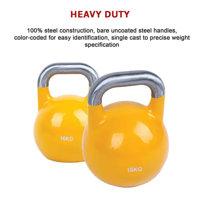 16kg Magnum Fitness Pro-Grade Kettlebell