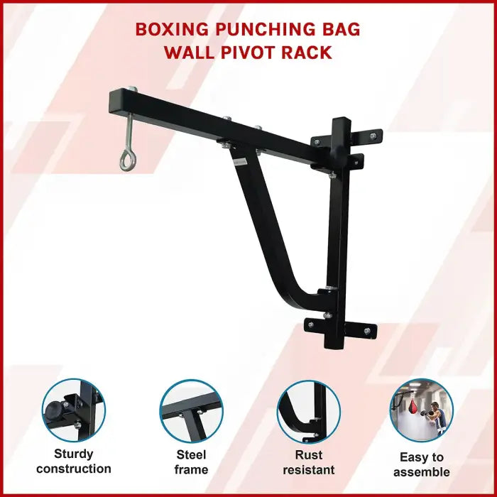 Wall Mounted Punching Bag Rack