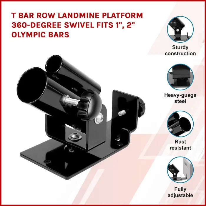 Randy & Travis Machinery 360° T Bar Row Landmine Platform