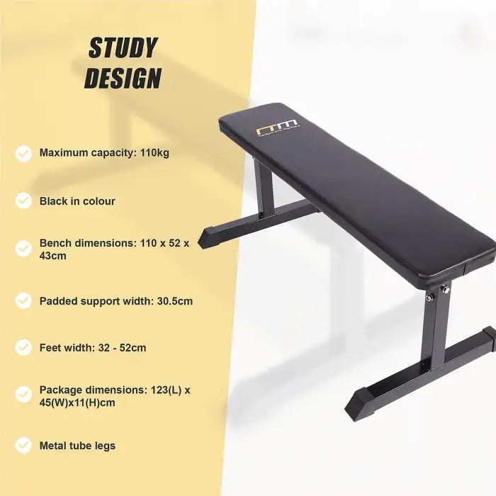 Home Gym Flat Bench Press