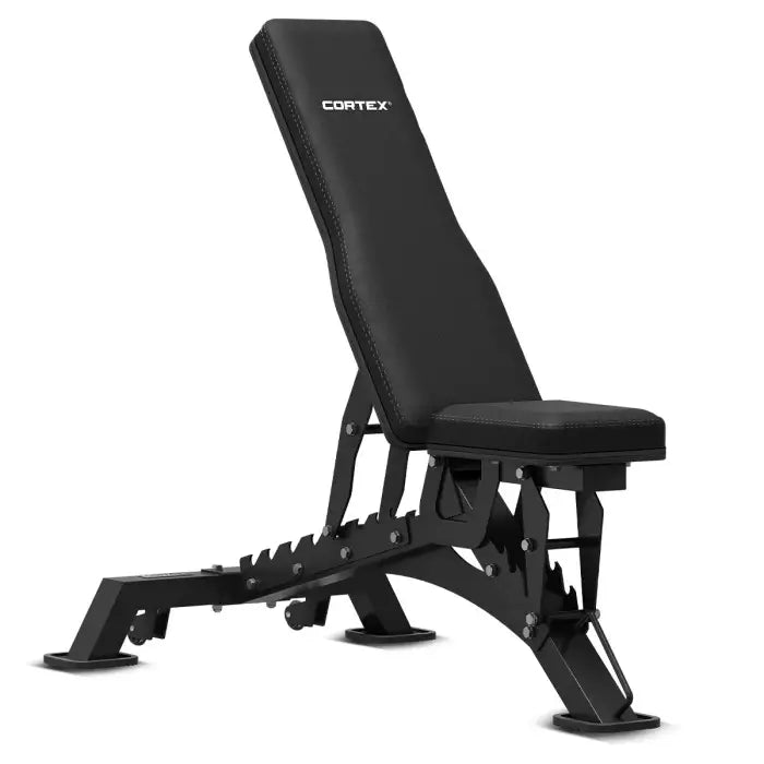 CORTEX PR-5 Folding Power Rack with 130kg Olympic Tri-Grip Weight, Bar and Bench Set