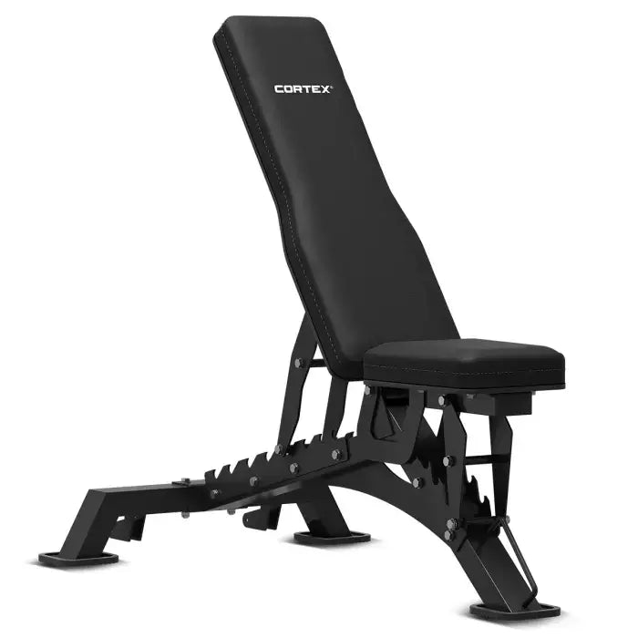 Cortex SR3 Squat Rack with 100kg Olympic Bumper Weight, BN-9 Bench and Barbell