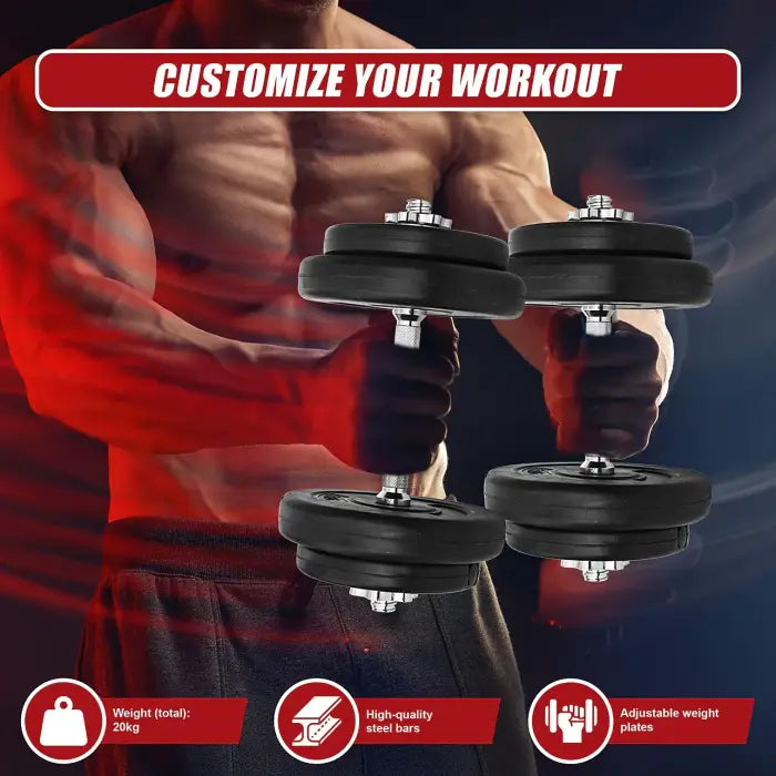 20kg Dumbbell Set