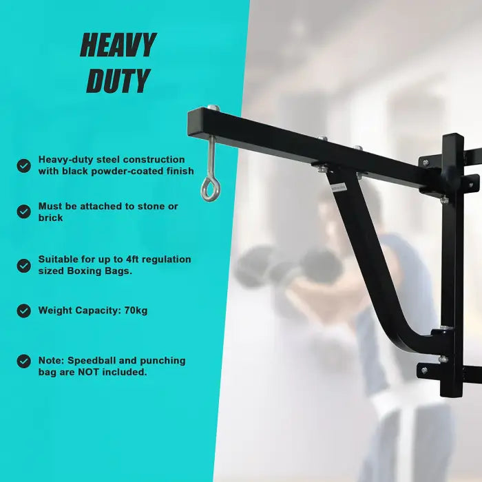 Wall Mounted Punching Bag Rack