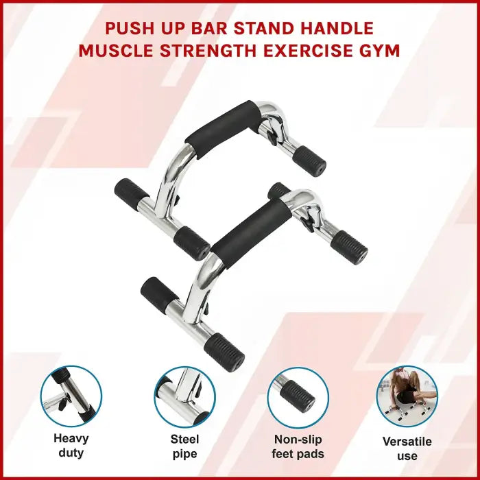 Push Up 2 Bars Stand Handle