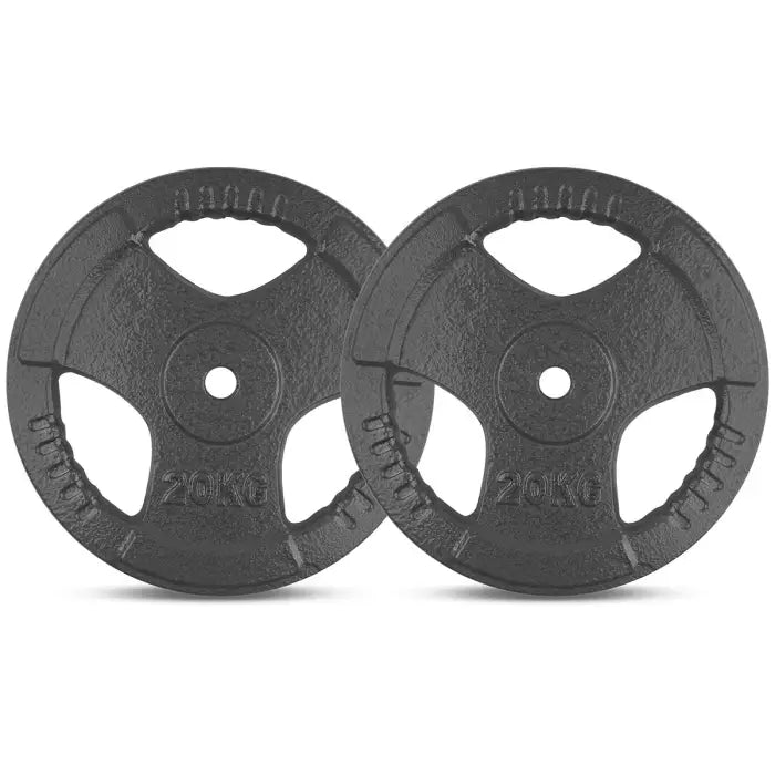 20KG Tri-Grip Plate in white background