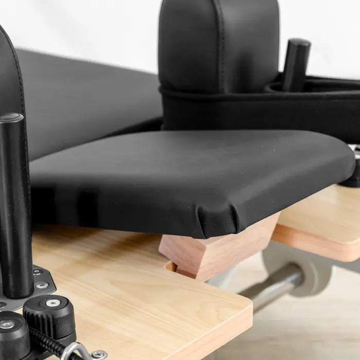 Lifespan Fitness Contour Pro Folding Aluminum Pilates Reformer Bed Set (Black)