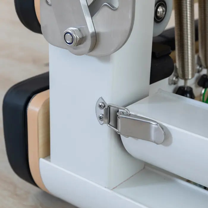 Lifespan Fitness Contour Pro Folding Aluminum Pilates Reformer Bed Set (Black)