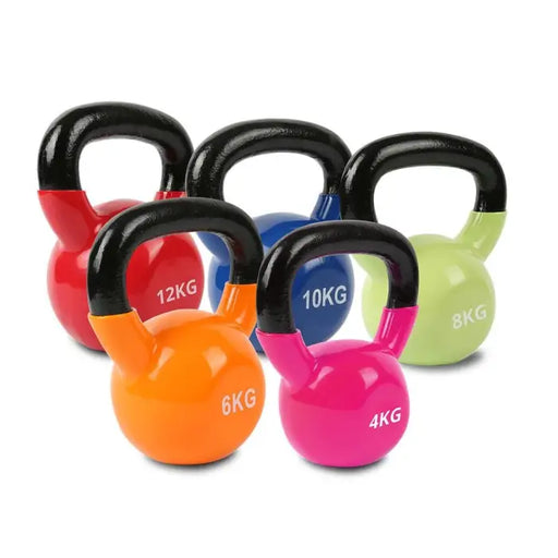 Kettlebell 4kg-12kg Vinyl Afterpay Buy Now Australia Fitness at home