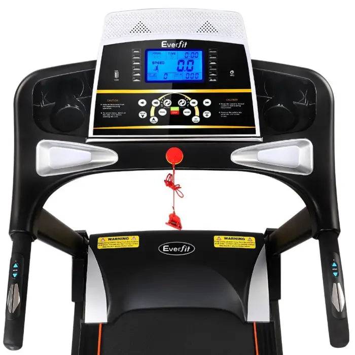 Home Gym Electric Treadmill - Black Fitness At Home Australia Compact Treadmill Australia