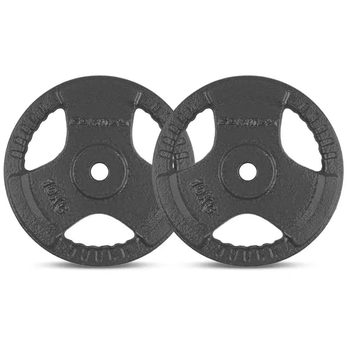 WP24 Tri-Grip Cast Iron Standard Plate 25mm Dark Grey 10kg