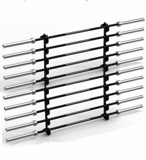 10 Tier Barbell Rack white background