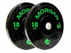 10KG Olympic Pair Bumper Plates white background