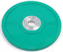 10kg Olympic Rubber Bumper Plate white background