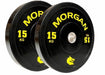 15KG Bumper Plates Pair in white background