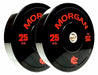 25KG Bumper Plates (PAIR) in white background