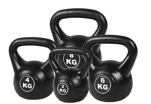 Cutting Edge Design 4pcs Kettle Bell Weight Set 20KG Black Free Shipping Fitness At Home Australia Afterpay Zip 