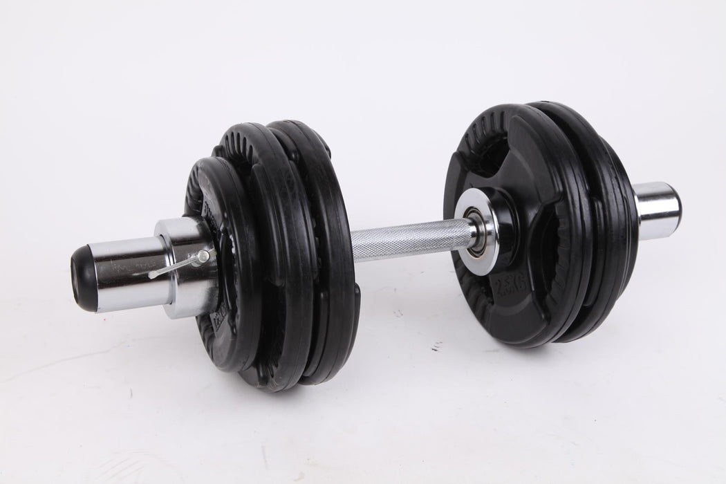 Olympic Dumbell Handles Pair Bearings Weight Bars $165.00 AUD Fitness At Home Afterpay Zip