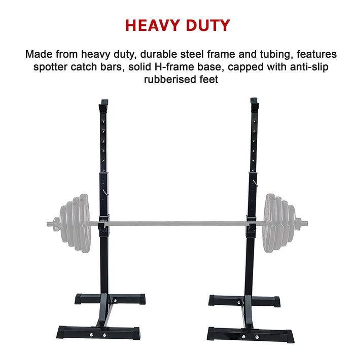 Randy & Travis Machinery Pair Barbell Stands