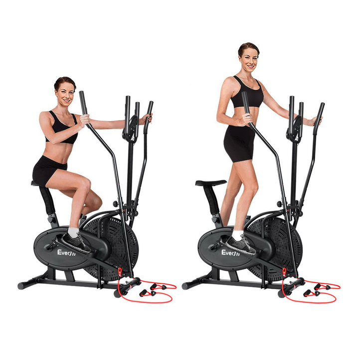 Everfit Elliptical Cross Trainer and Exercise Bike Combo