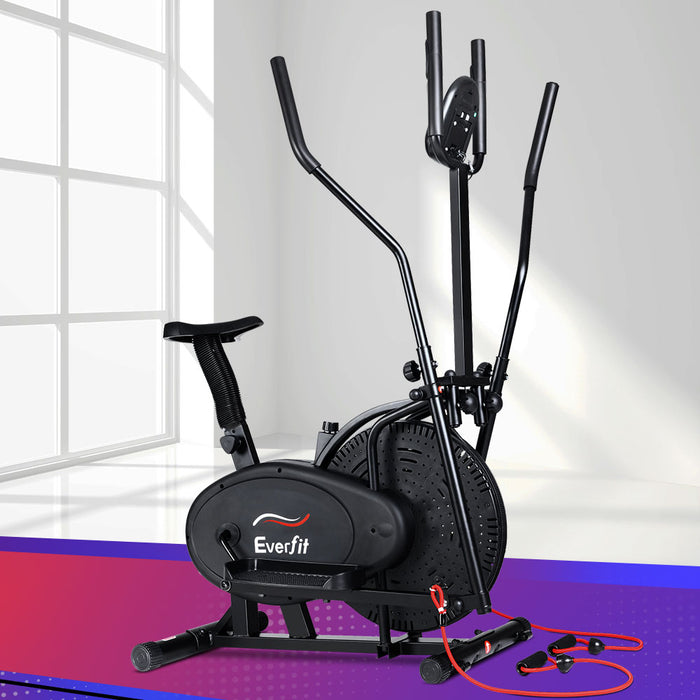 Everfit Elliptical Cross Trainer and Exercise Bike Combo
