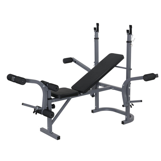 Everfit 8 in 1 Multi-Function Fitness Weight Bench Press in Grey