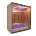  4 Person Full Spectrum Infrared Sauna on angle