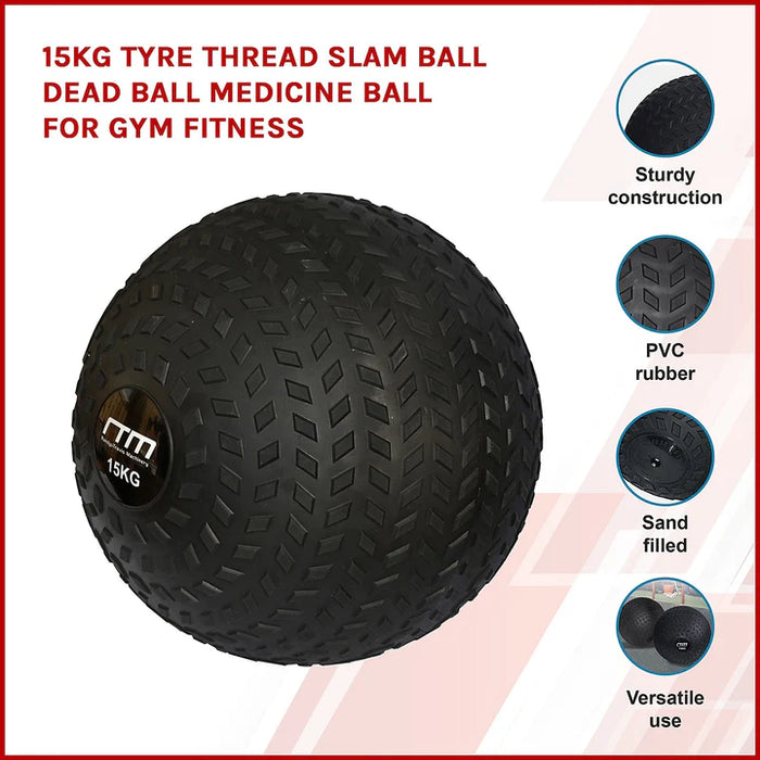15kg Fitness Tyre Slam Ball