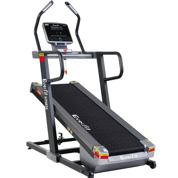 Commercial Treadmill in white background