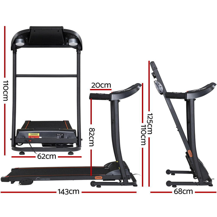 Everfit Electric Treadmill | 100kg Max User Weight -