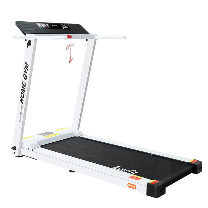 Foldable Electric Treadmill white